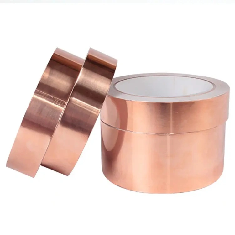 High quality/High cost performance 99.99% C11000 Copper Coil / Copper Foil for Electronics /High quality/High cost performance Copper Strip Copper Foil Tape 0.13mm-1.2mm Thickness