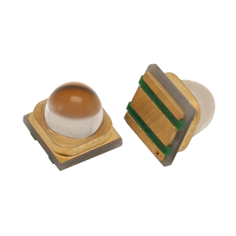 with 30degree Lens SMD UV-C 253.7nm 254nm 250nm 5W LED Diode for Sensor Fluorescence Spectrum Detection