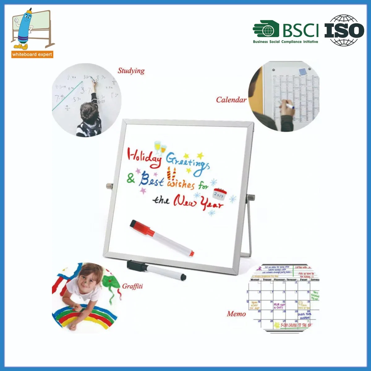 Desk-Top Memoboard for Children with Stand Small Size