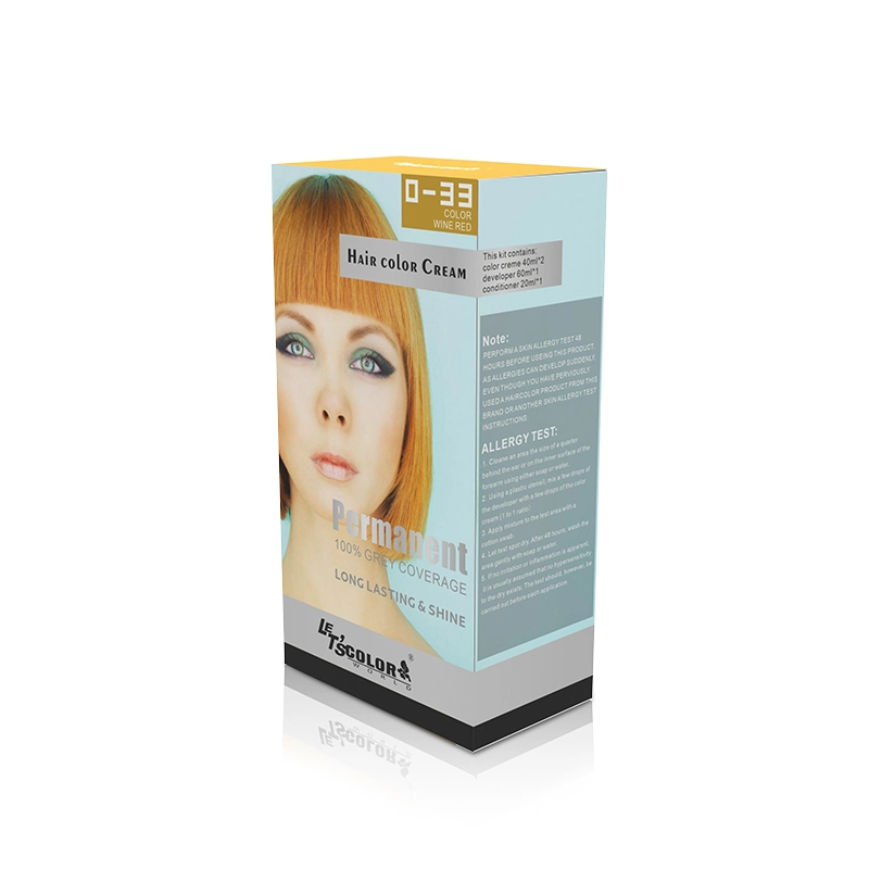 Big Discount Soft Non Irritant 2022 Wholesale/Suppliers Prices Hair Color Cream in Stock