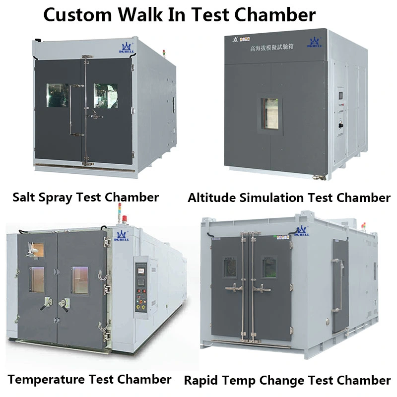 Vibração ciclo térmico constante bateria de lítio caminhada em laboratório industrial Teste Teste temperatura Estabilidade clima humidade ambiente Equipamento ambiental