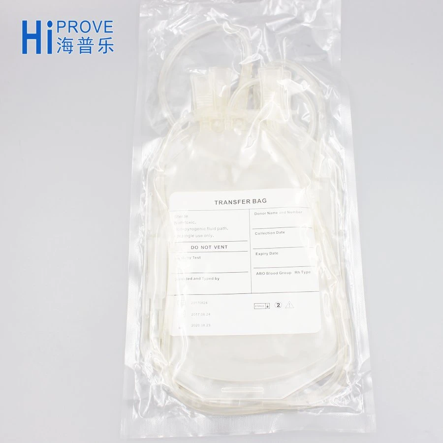 Hospital Medical Sterile Single Double Triple Qaudruple Disposable Blood Collection Bag