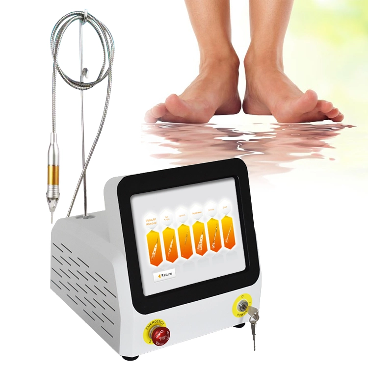 Diode Laser 980nm Nail Fungus Onychomycosis Cure Laser Treatment Device Toenail Fiber Optic Diode Laser Wholesale/Supplier Nail Treatment