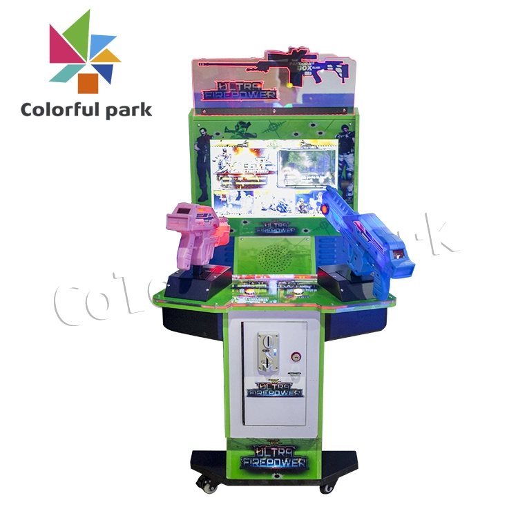 Colorful Park Indoor Playground Amusement Video Shooting Simulator Arcade Game for 2 Players