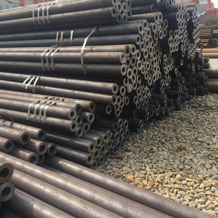 Hot Rolled Seamless Black Steel Pipes ASTM A333 Gr. 6 Sch 40 High Pressure Cryogenic Alloy Carbon Steel Tube