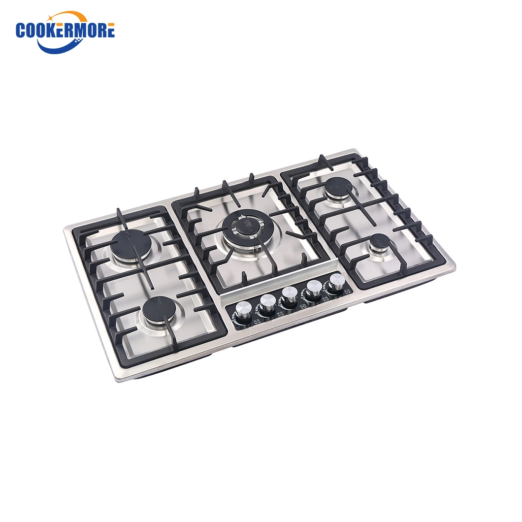 Newest Hot Selling 4 Burner Stainless Steel Built in Gas Hob Gas Stove