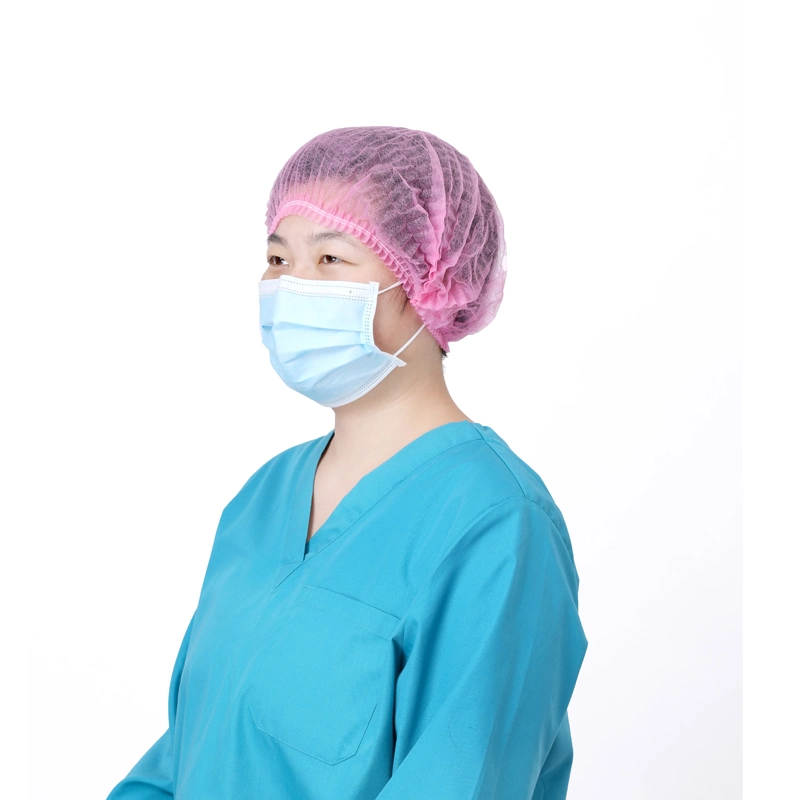 Hot Products Blue Non Woven Medical Disposable Clip Cap