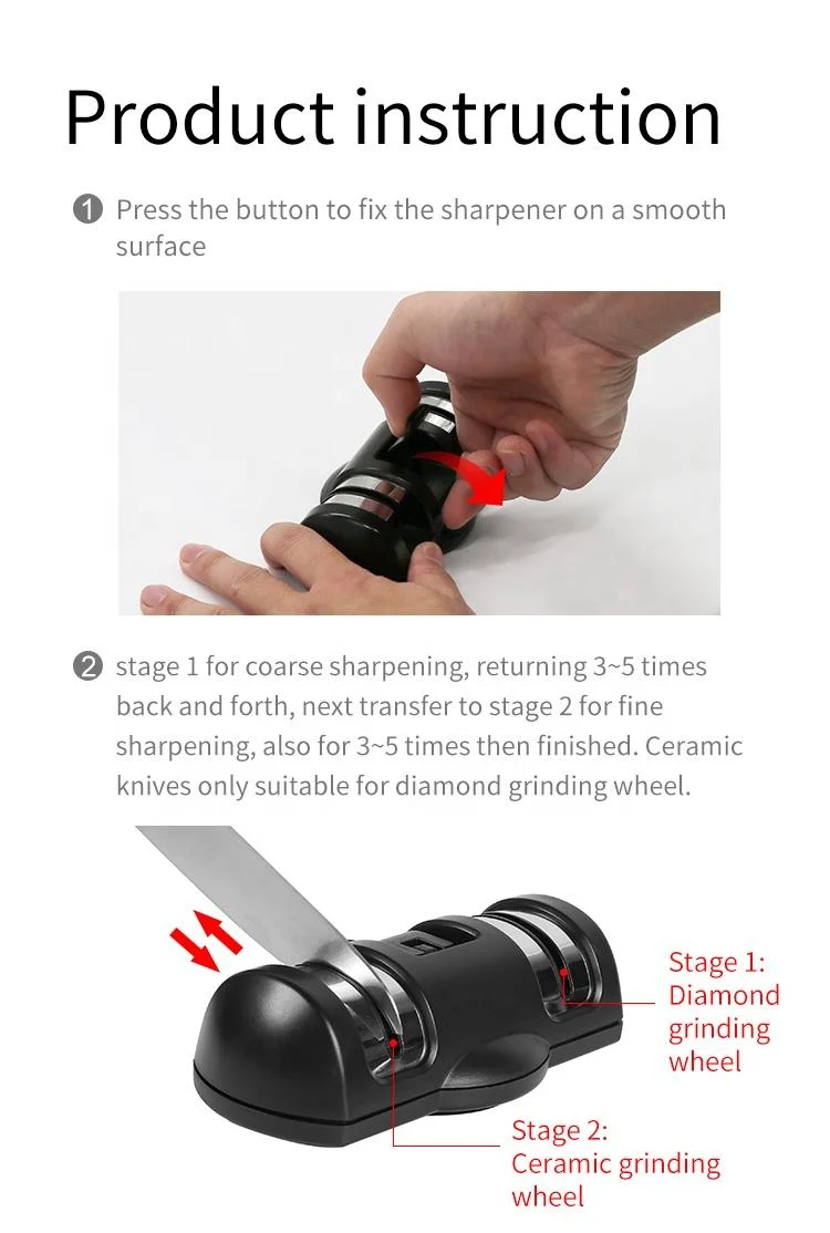 Kreative Küchenzubehör Messer Schärfwerkzeug Keramik Saugen Messer Schärfer System