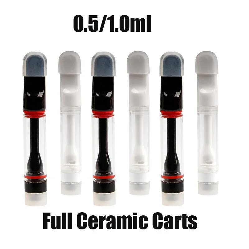 Wholesale/Supplier Price Custom Empty Vape Cartridges 510 Thread 0.5ml 1.0ml Ceramic Heating Vape Pen Vape Cartridge