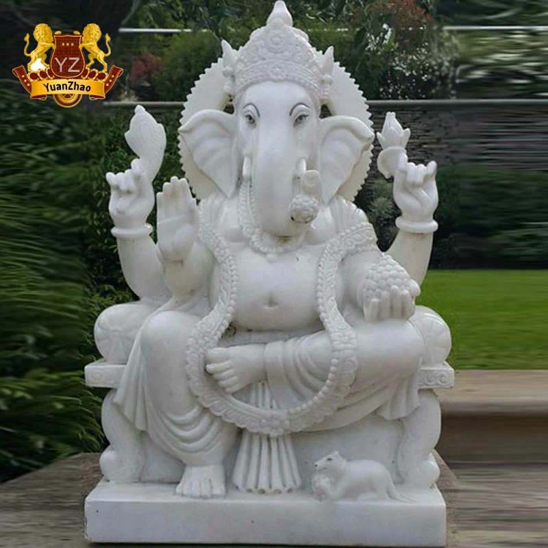 Hand Carving Life Size White Marble Saraswati Buddha Sculpture for Sale