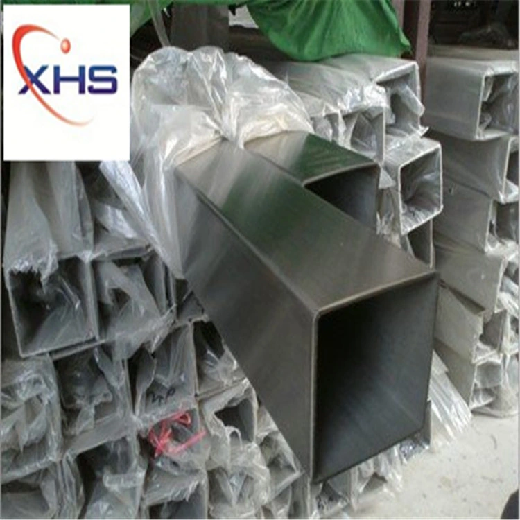 Industry Construction Building Material Hiding Gas Pipes Seamless Steel Tube TP304 Tp316 Pipe Garbage Disposal to Drain Balustrade Stainless Steel Square Pipe