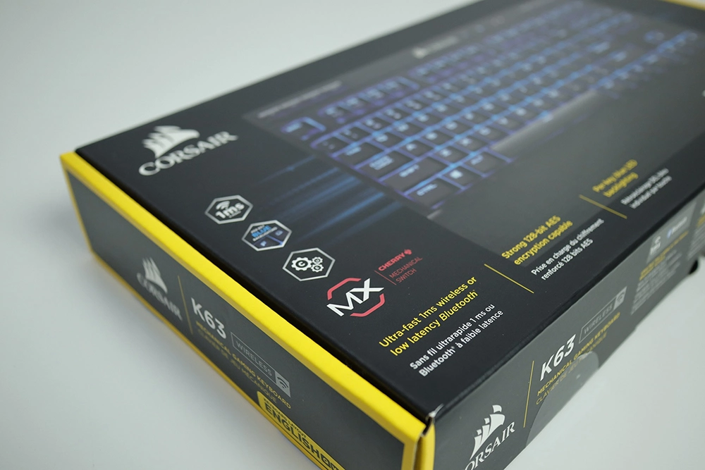 Corsair K63 Wireless Mechanical Gaming Keyboard, Backlit Blue LED Desktop Keyboard