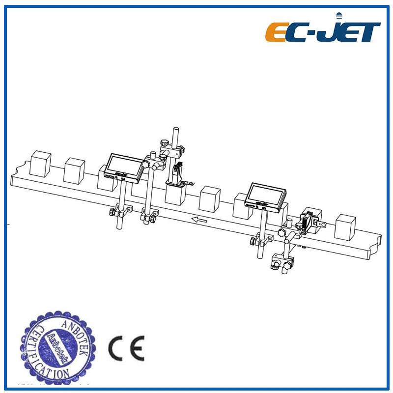 Expiry Date Coding Continuous Inkjet Printer for Carton Printing (ECH700)