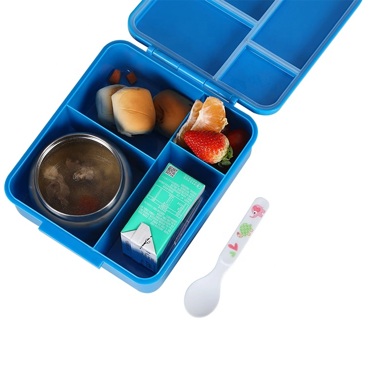 Top Grade Custom Printed Heatable BPA Free LFGB Tritan Kids Bento Lunch Box Multi-Color Box Lunch and Food Jar Lunchbox Set