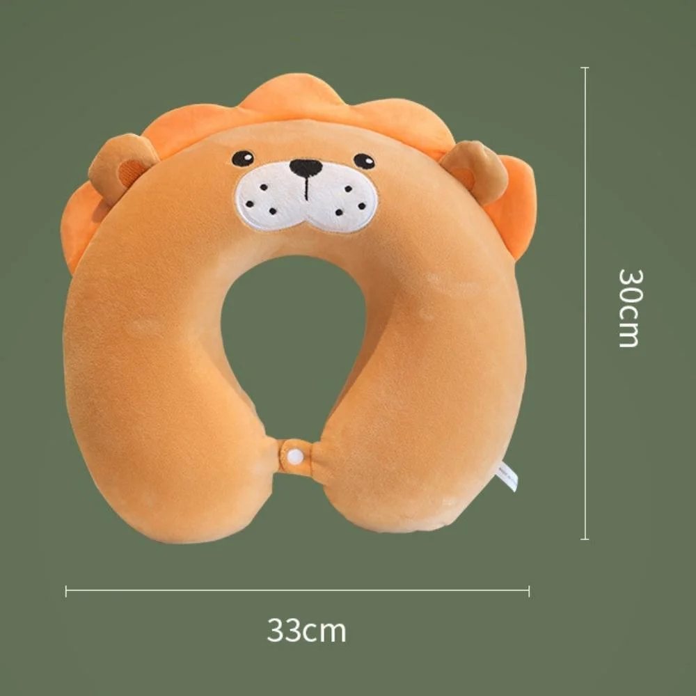 1PC Travel U-Shaped Plush Pillow Travel Pillow Cartoon Animal Car Airplane Headrest Gifts for Children Bl21283