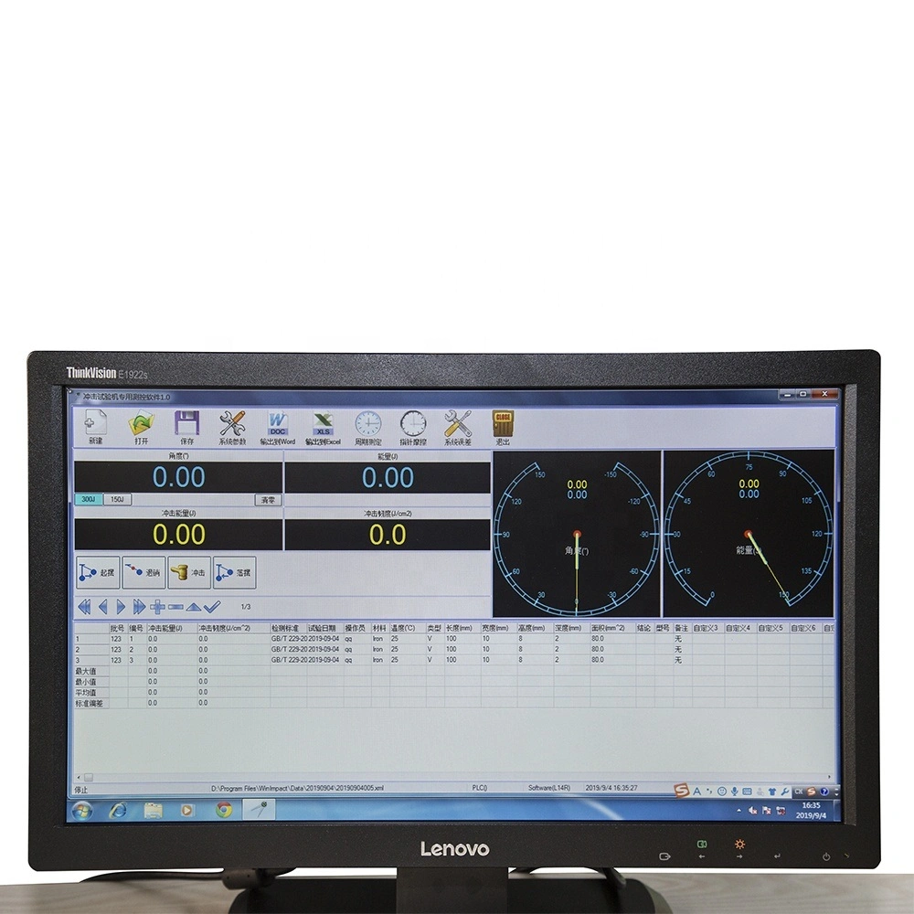 Jbw-300c completamente cerrado controlado por ordenador la máquina para laboratorios de ensayo de impacto