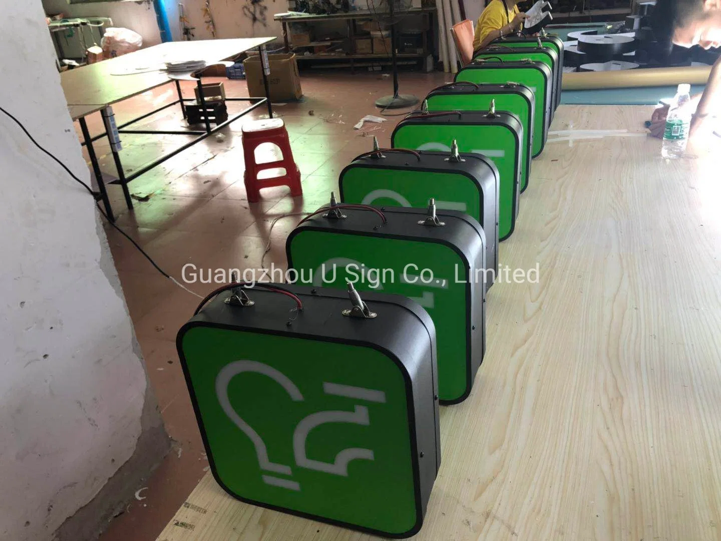 Logo Blister LED 3D Sign Outdoor Light Box for Chain Brand Advertising