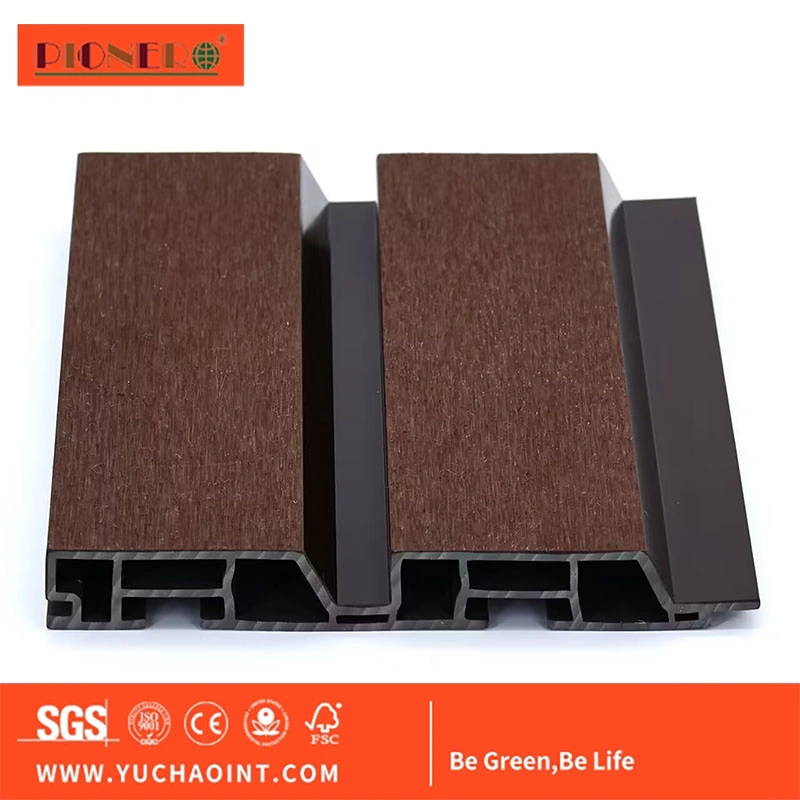 Non-Slip Wear-Resistant WPC WPC al aire libre el panel de pared para paisajes