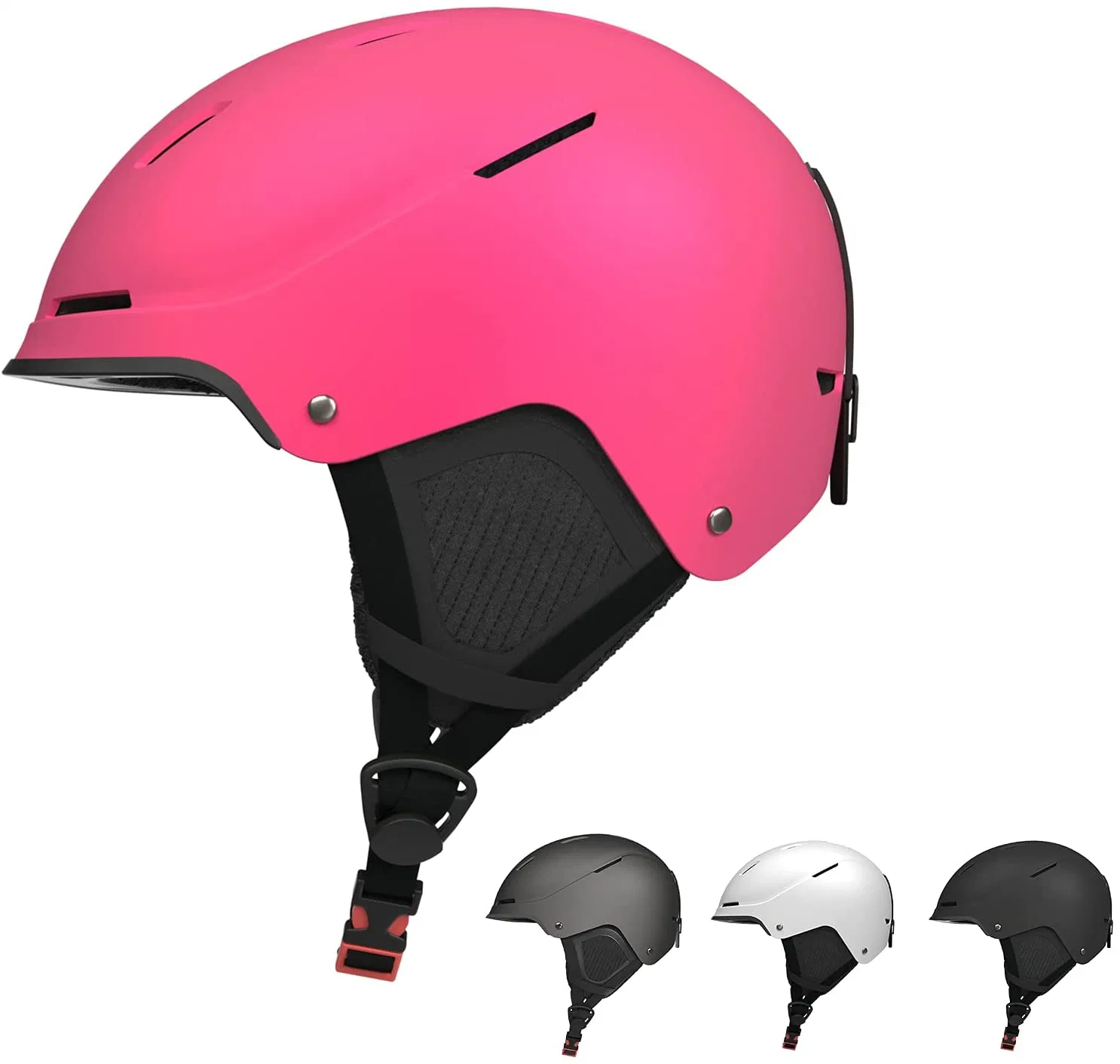 Brillenkompatible abnehmbare Liner- und Ohrpolster Ski/Schnee/Snowboard Helm für Männer Frauen Jugend