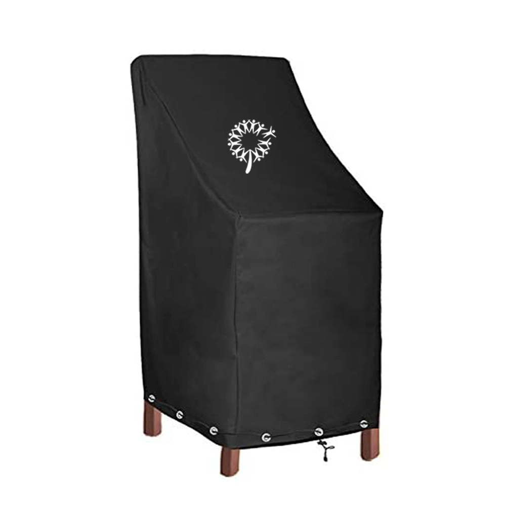 Dandelion Wholesale Custom 600d Waterproof Ripstop Patio Stackable Chair Cover