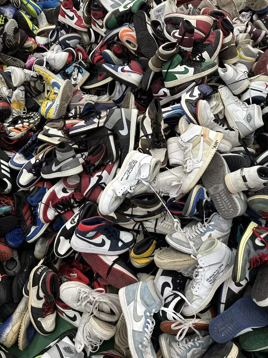 Factory Wholesale Shoes Second Hand Mixed Original Brand Used Shoes Big Size Sport Shoes The Best Quality Mixing Shoes Running Shoe in Bales Men Women Used Shoe