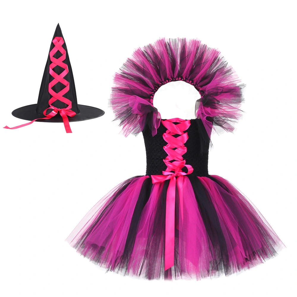 Children's Halloween Clothing Witch Popular Skirt Witch Hat Girls