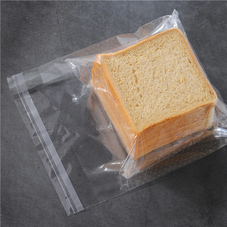 Cellophane Bread Bags High Clear Food Grade Bag Self Adhesive Plastic BOPP Packaging for Candy Cookie Vegetable Fruits