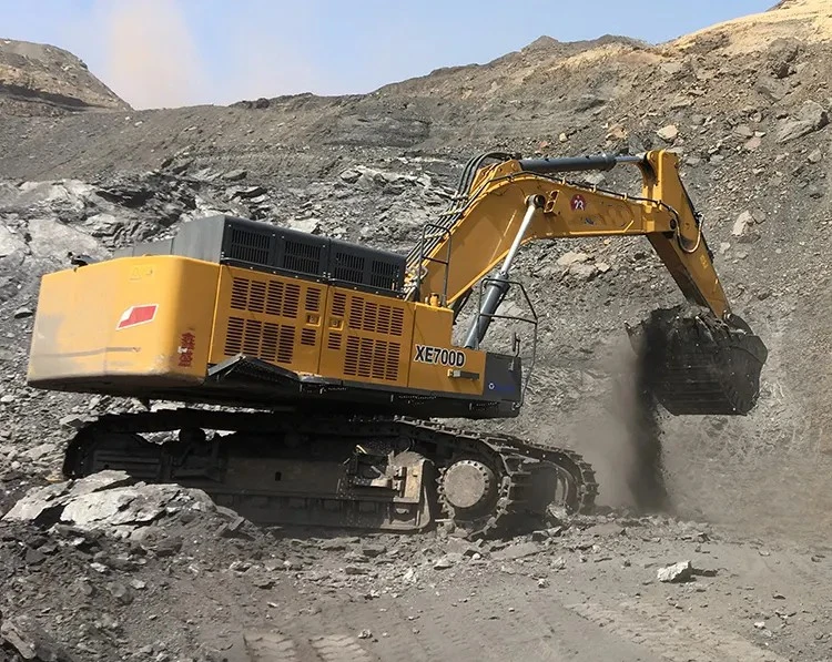 Equipamento de exploração mineira Máquina de escavação de Minas hidráulica grande de 70 toneladas Xe700d Para Venda