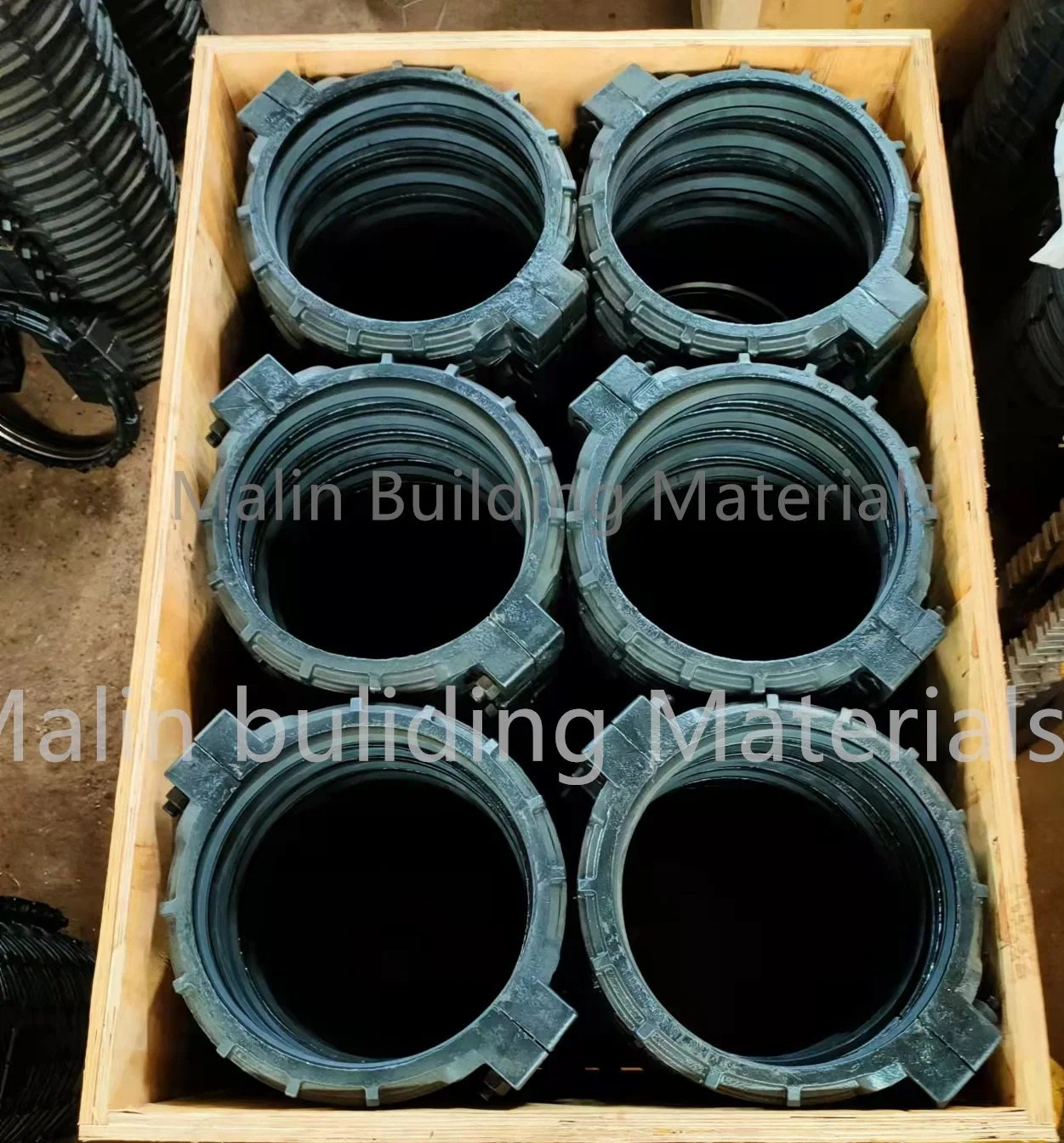 DN300-DN350 Cast Steel Easy Installation Pipe Housing for Tunnel and Mine