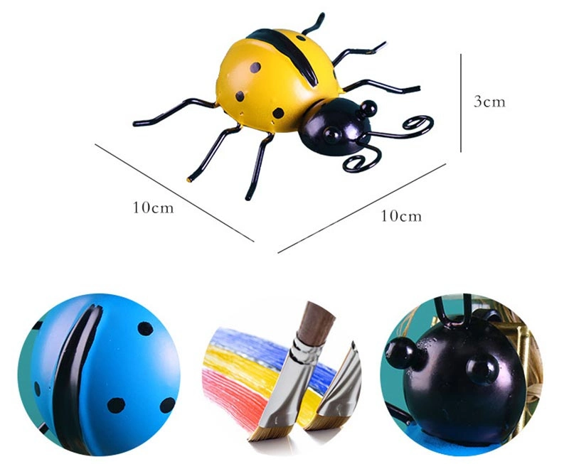 Cutely Animals Ladybird Nordic Home Garden Decoration Craft Garden Ladybug