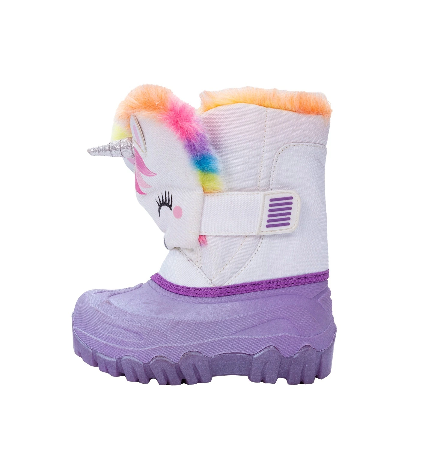 Unicorn colores 3D las muchachas de arranque de la nieve