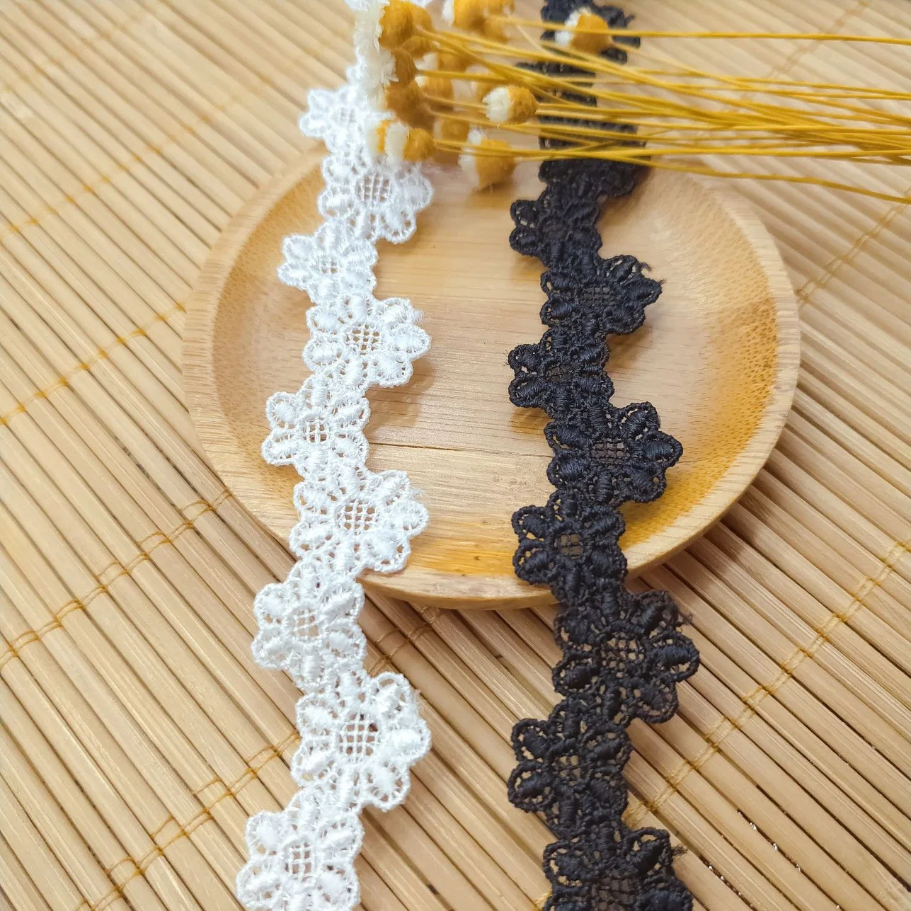 Polyester Lace Lace Embroidery Classic Lace Women's Dress Accessories Embroidery Lace Water Soluble Lace