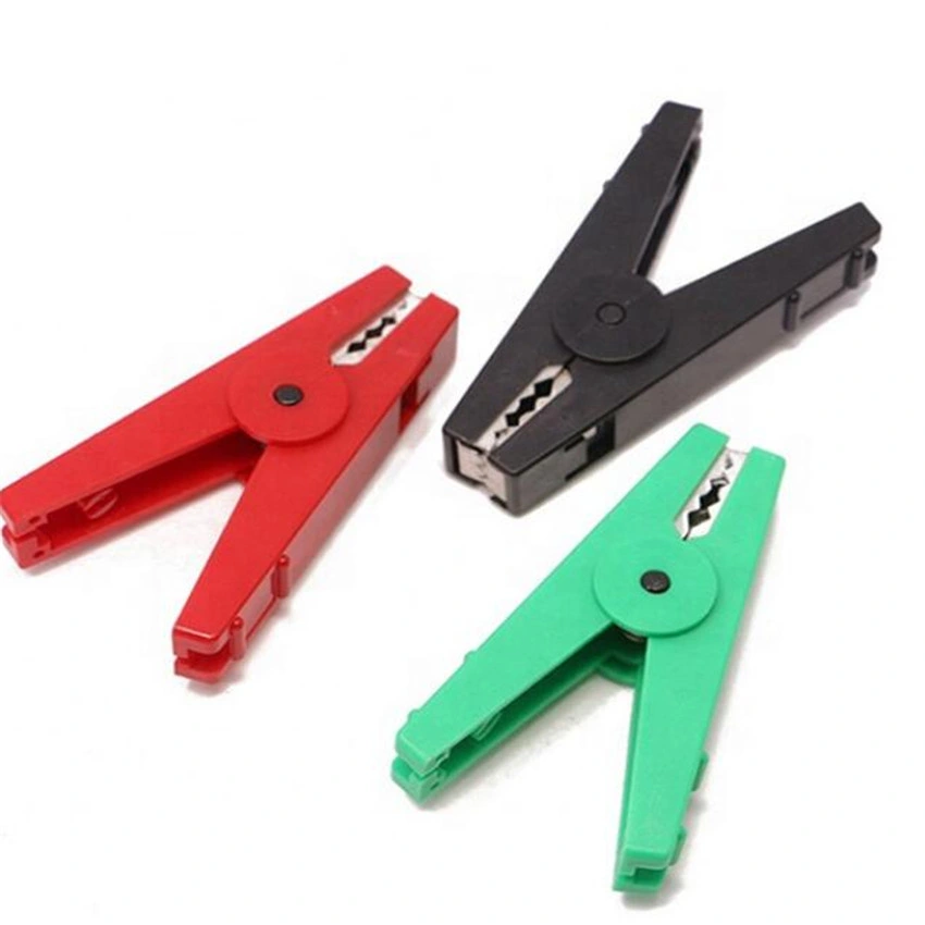 Insulated Crocodile Alligator Clip Car Battery Clips Electrical Clamps