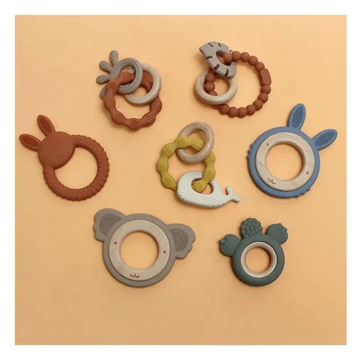 Wholesale/Supplier ODM/OEM BPA Free Silicone Babg Teething Toys