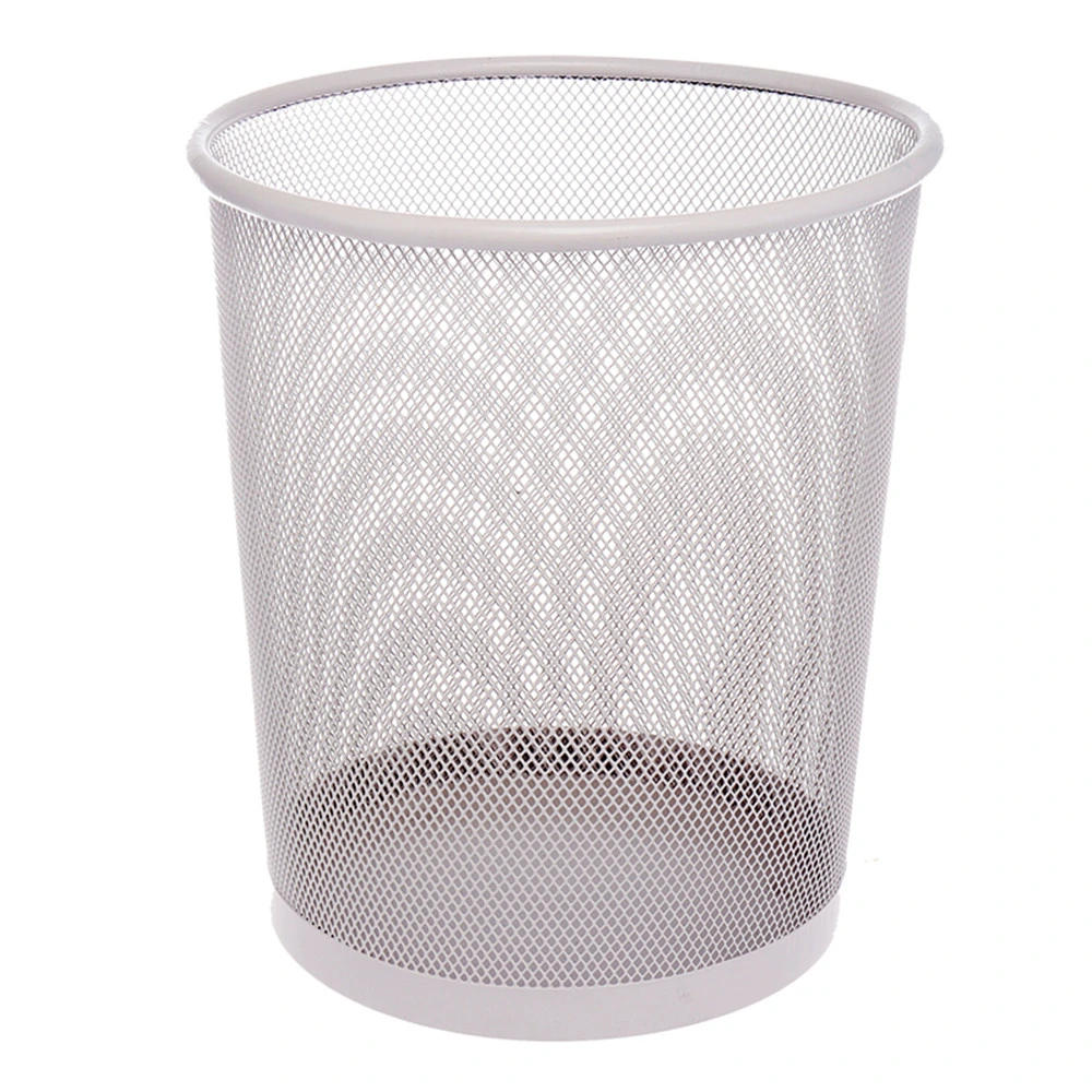 Colored Office Round Metal Mesh Waste Can