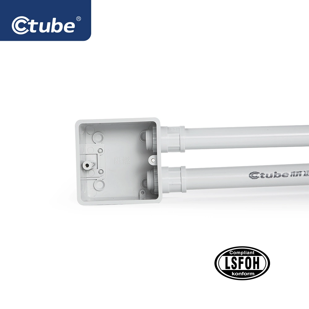 Ctube Manufacture Low Smoke Halogen Free Solid Coupling Conduit Fittings