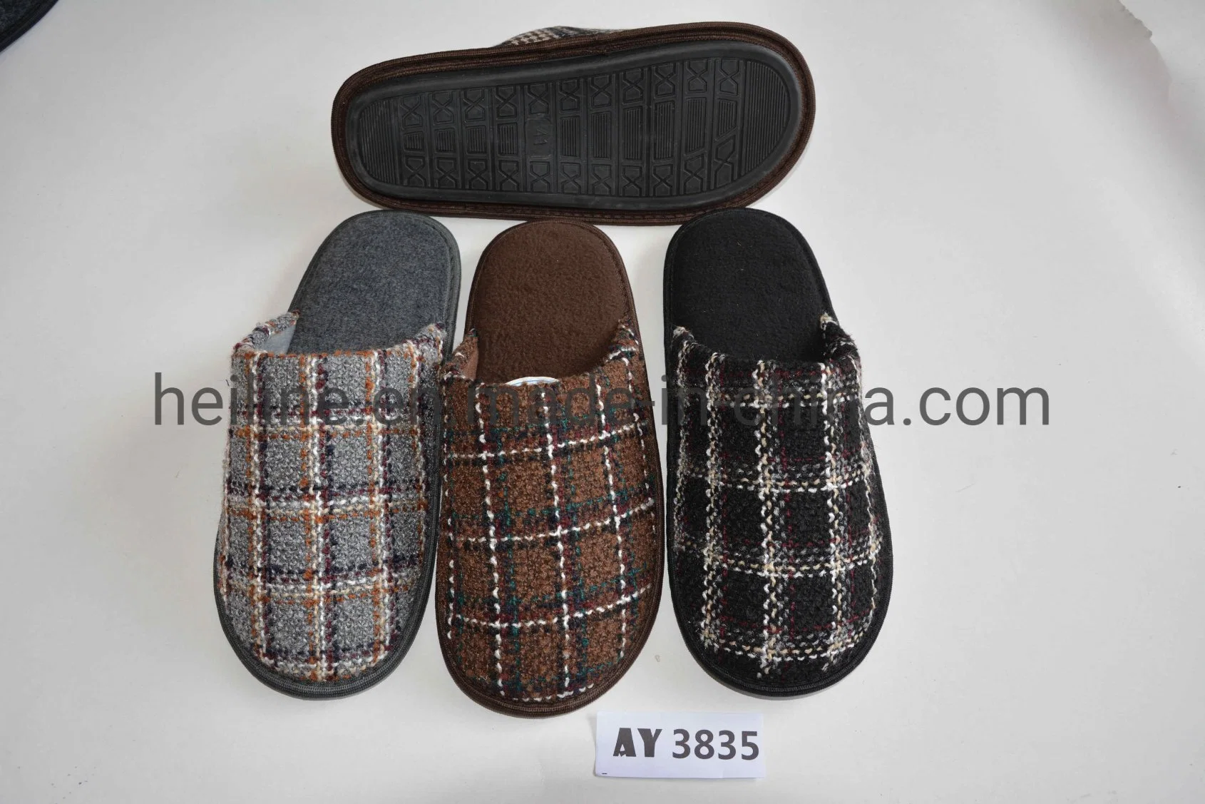 2020 Winter Style Comfortable Mens Insole House Bedroom Slippers