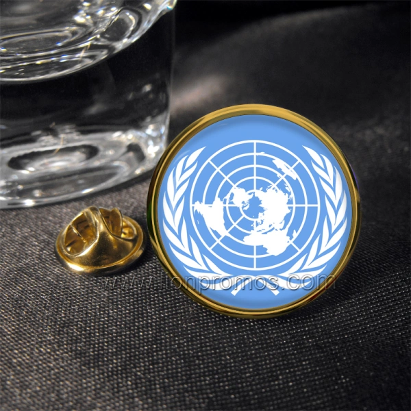 United Nation Monusco Tin Plate Badge