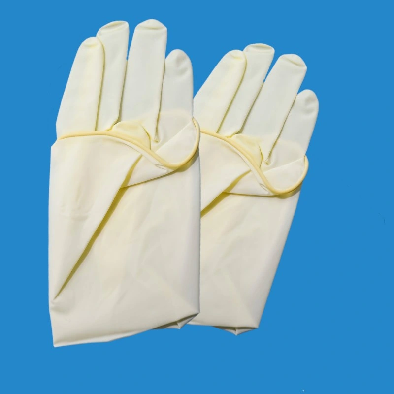 Disposable Natural Latex Examination Gloves for Single Use