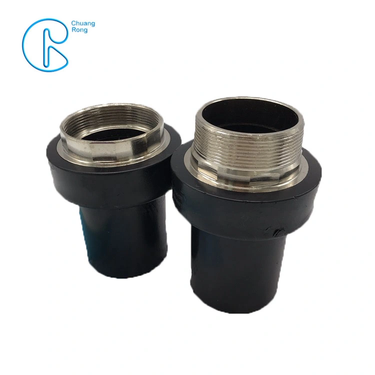 Plastic HDPE Fittings Bsp NPT Thread Male Union Adaptor