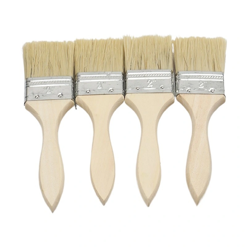 Wholesale/Supplier Painting Colour Construction Tools Artist Brush Bristle Wooden Paint Brush