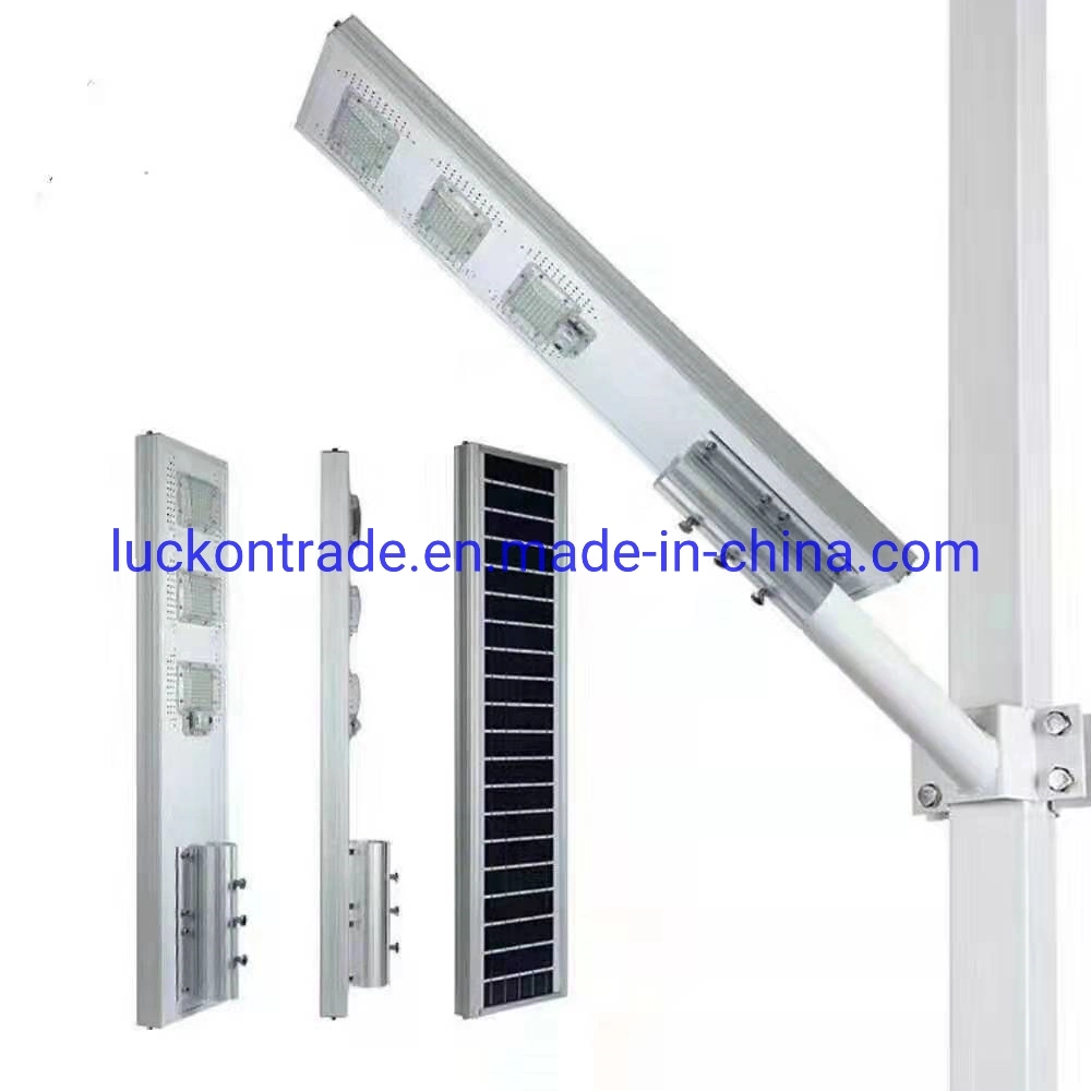 China Produtos/fornecedores. Luz de Rua Solar de LED com bateria de lítio DC 12/24V 30W 40W 50W em um único sistema integrado