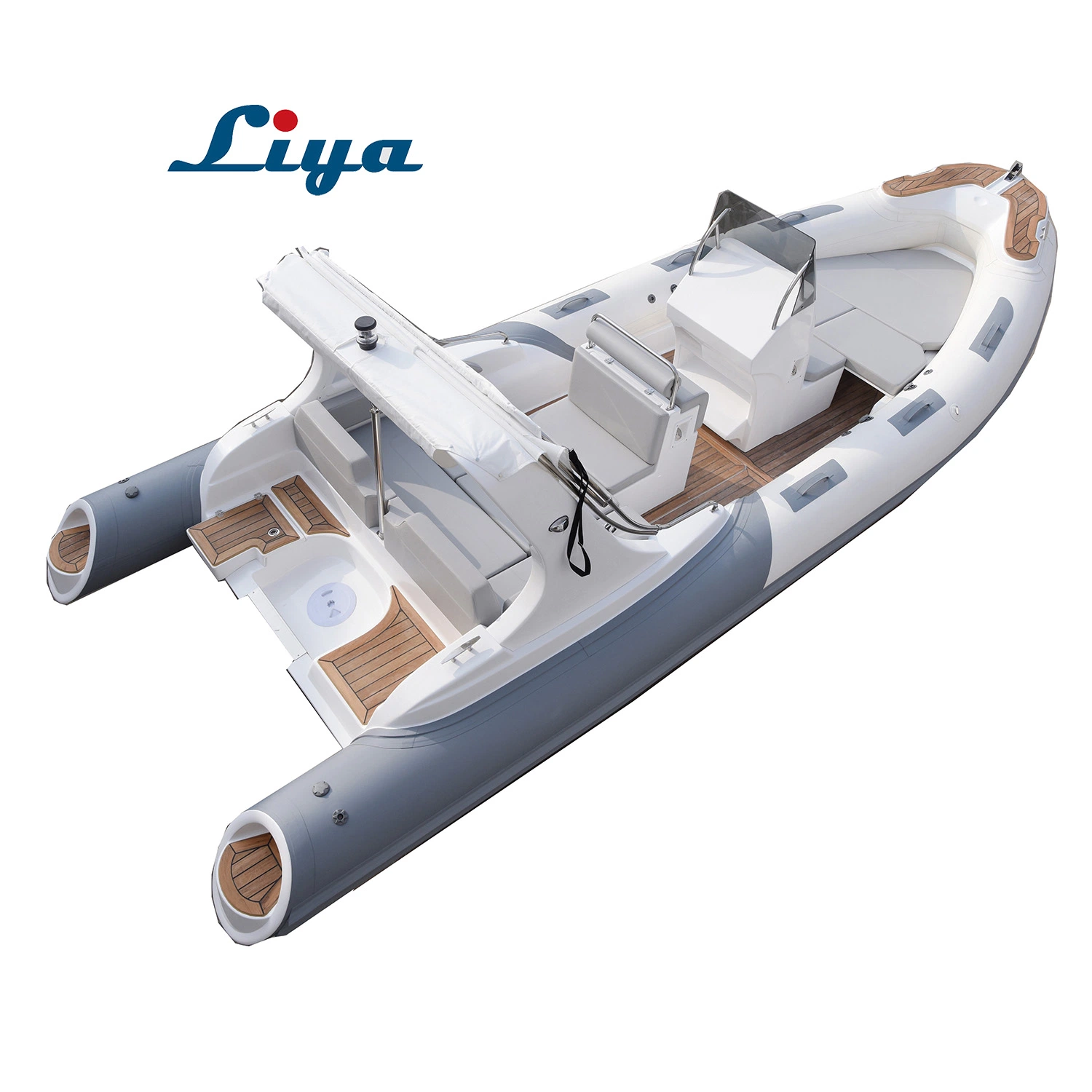 Liya 22pieds rigide Hull bateau gonflable Bateaux Rib vitesse eau Bateau de sport à vendre