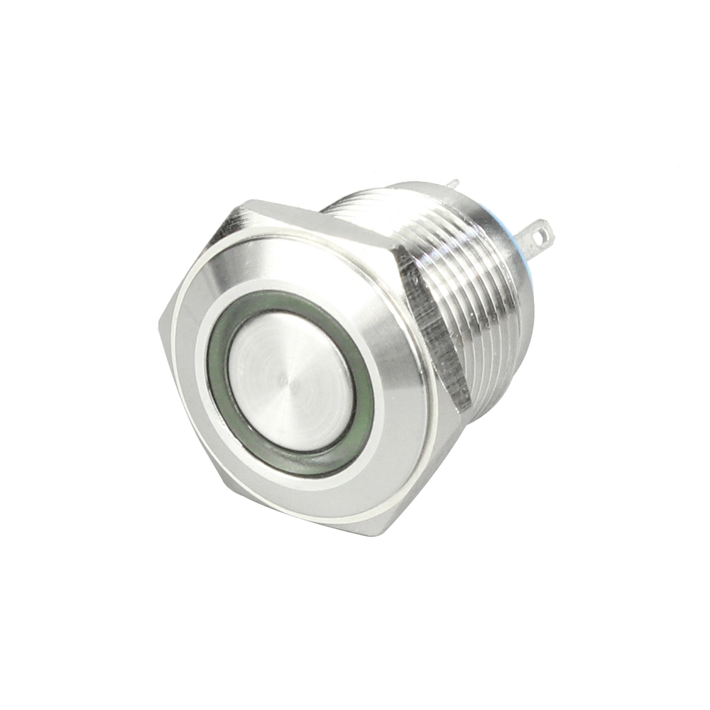 16mm 4pin Momentary Stainless Steel LED Metal Push Button Switch