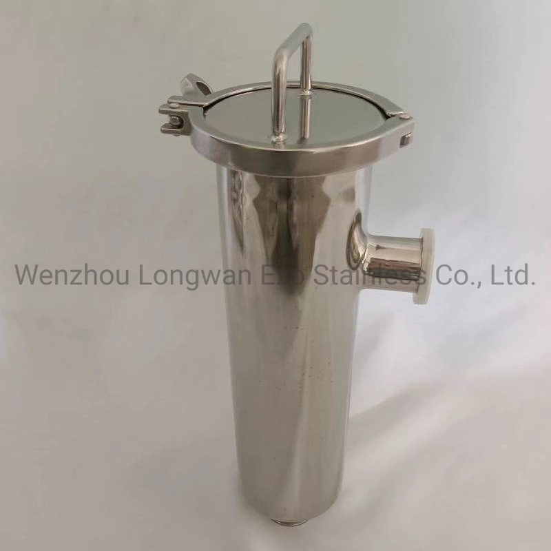 Stainless Steel Food Grade Wedge Wire L Type Side Entry Filter Strainer for Beverage