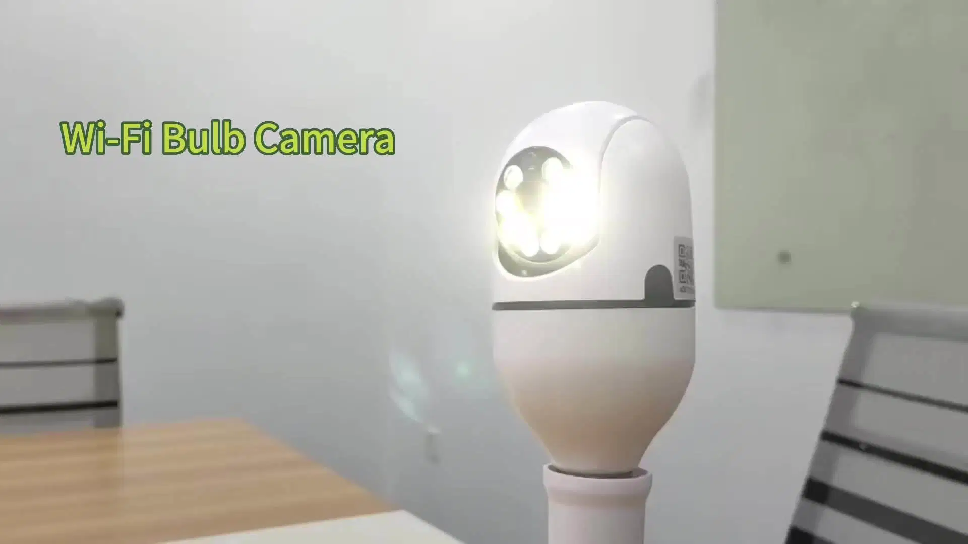 360 Degree Pnaoramic Lamp Bulb 360 WiFi Smart Home Light Bulb Camera