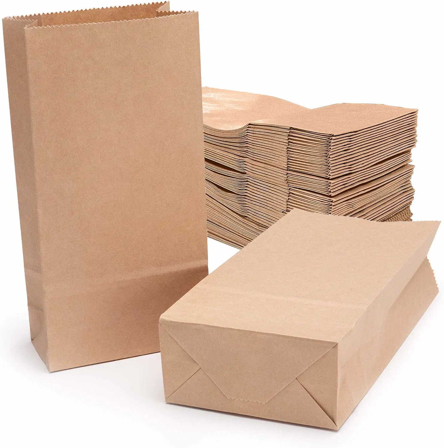 Food Grade Customized Carry Paper Bag Flour Packing Bag Recycle Bags