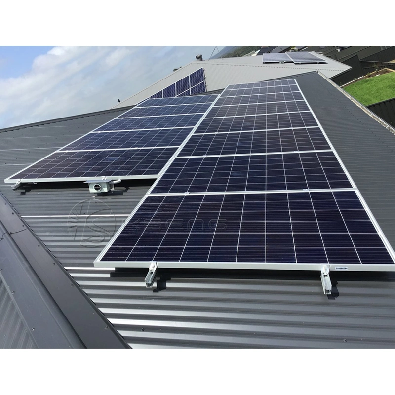 China Manufacturer Solar Panels Support Brackets Metal Roof Solar Roof Mounting System