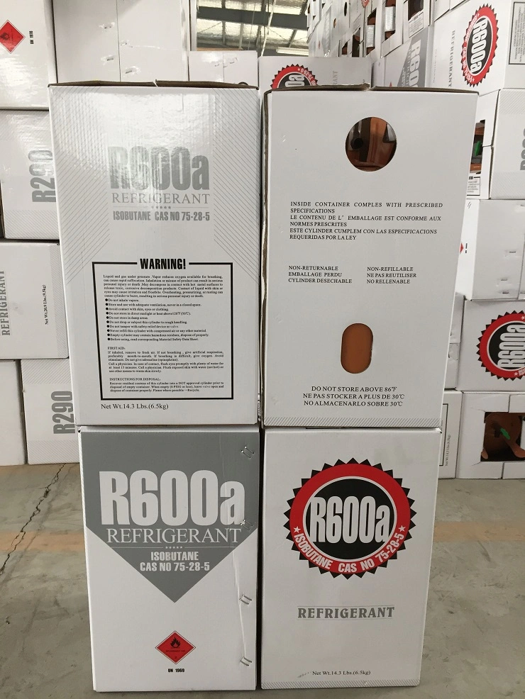 6kg Disposable Cylinder Isobutahne R600A Refrigerant