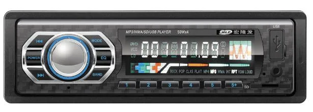 Leitor de MP3 para auto-rádio com leitor de vídeo para automóvel estéreo Leitor de MP3 para automóvel com leitor de USB de painel fixo